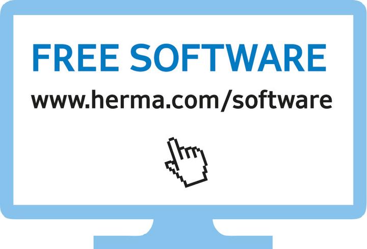 Actual product image Herma Address labels A4