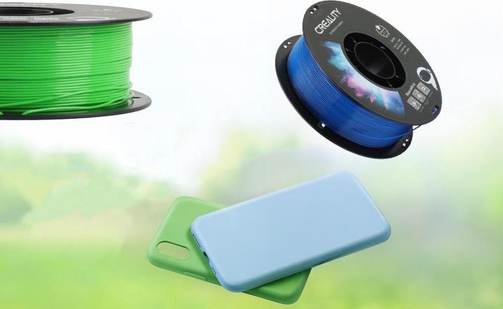 Actual product image Creality Filament (TPU, 1.75 mm, 1000 g, Blue)