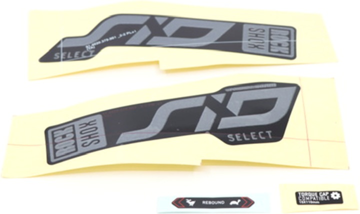 Produktbild RockShox Fork Decal Kit, Sid Select -120mm 2020+ grey for black