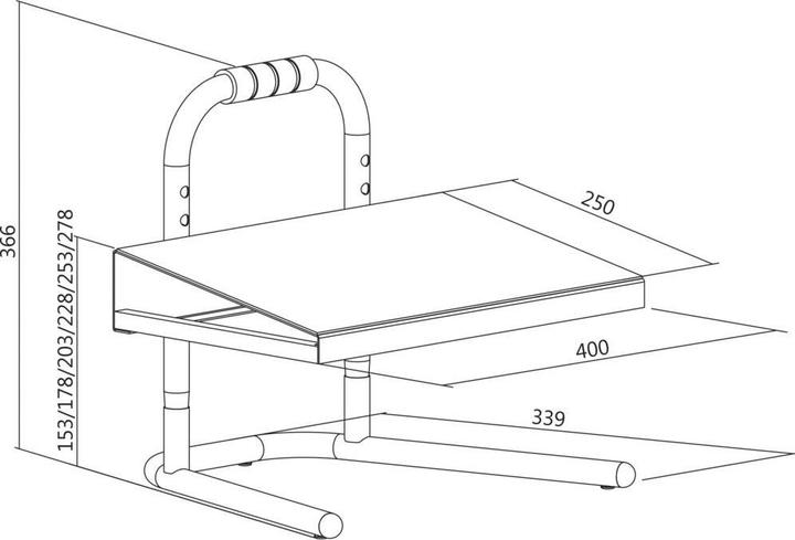 Produktbild LogiLink Fussstütze