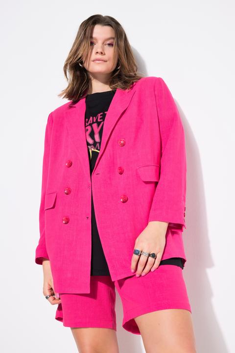 Immagine prodotto Studio Untold Blazer in misto lino dal taglio ampio con doppiopetto (46, 48)