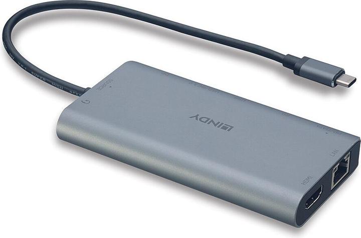 Produktbild Lindy DST-Mini XT (USB-C, 8 Ports)