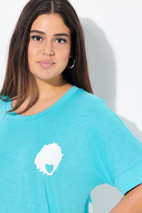 Produktbild Ulla Popken T-Shirt, Rückendruck, Oversized, Rundhals, Halbarm (50, 52)