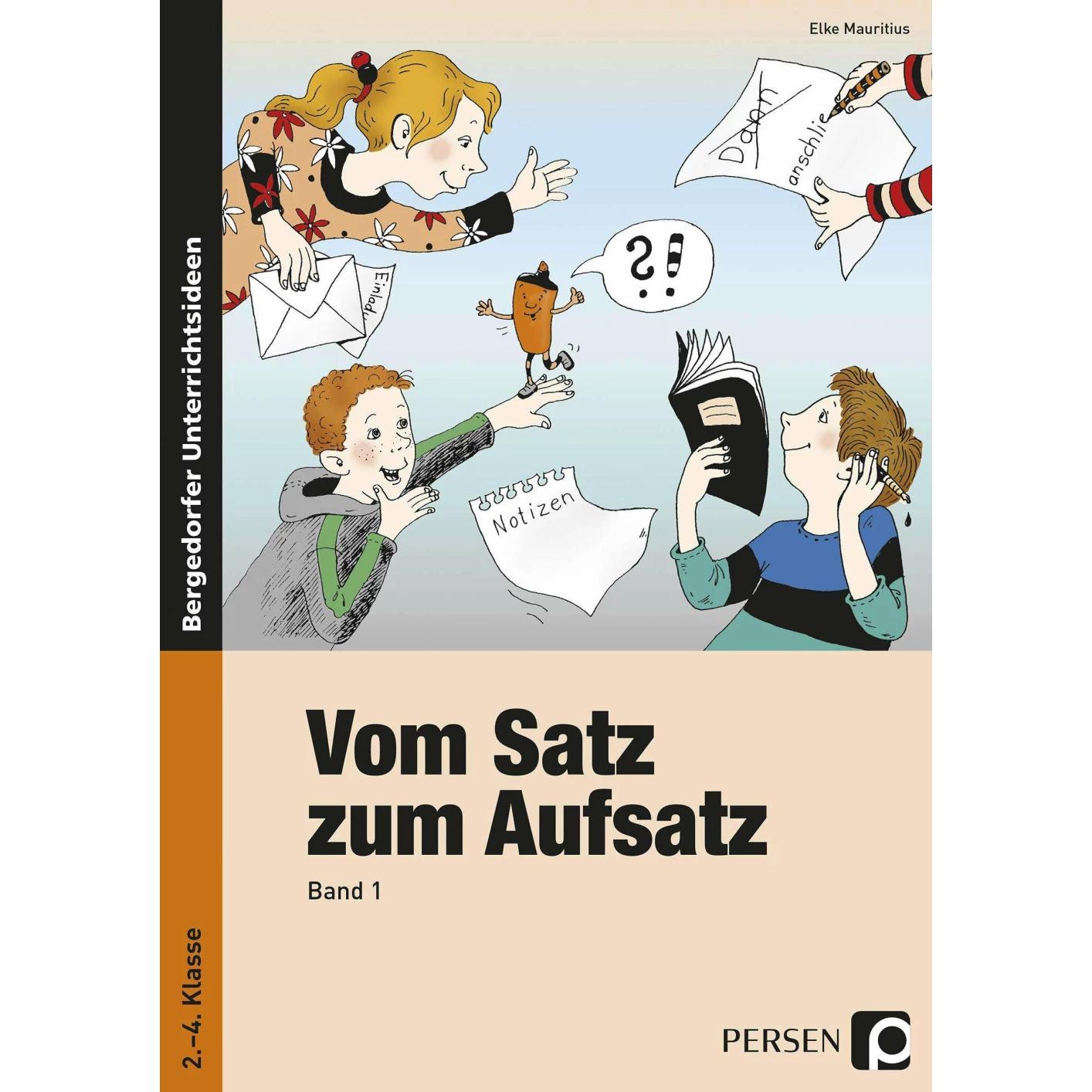 Vom Satz zum Aufsatz 1, Schulbücher von Elke Mauritius
