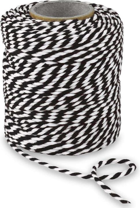 Image du produit Pattberg Cordon de coton 0,2 cm x 50 m, noir (1x)