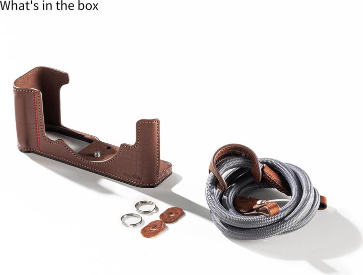 Actual product image SmallRig Kit Ledere Tasche für Nikon Z f (braun) - 5096