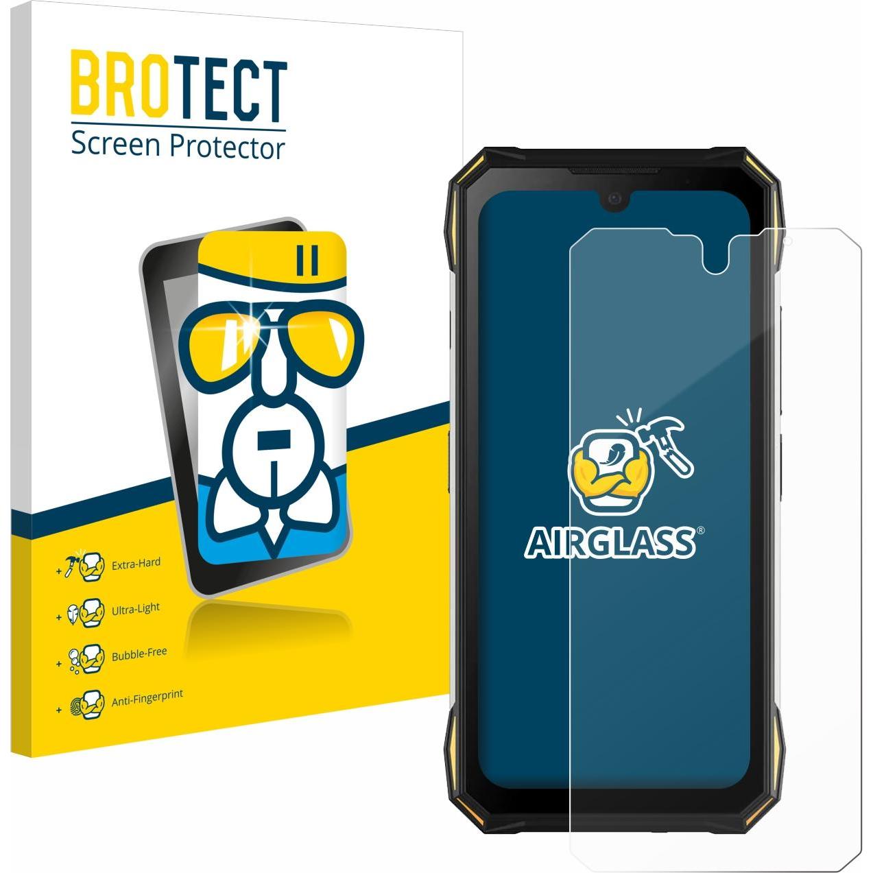 Thumbnail - BROTECT AirGlass Panzerglasfolie (1 Stück, Doogee S89 Pro), Smartphone Schutzfolie, Transparent