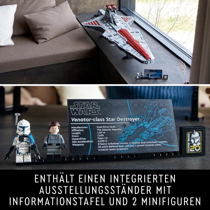 Productafbeelding LEGO Star Wars UCS Venator-klasse Republikeinse Aanvalskruiser (75367, LEGO Star Wars, LEGO Zeldzame Sets)