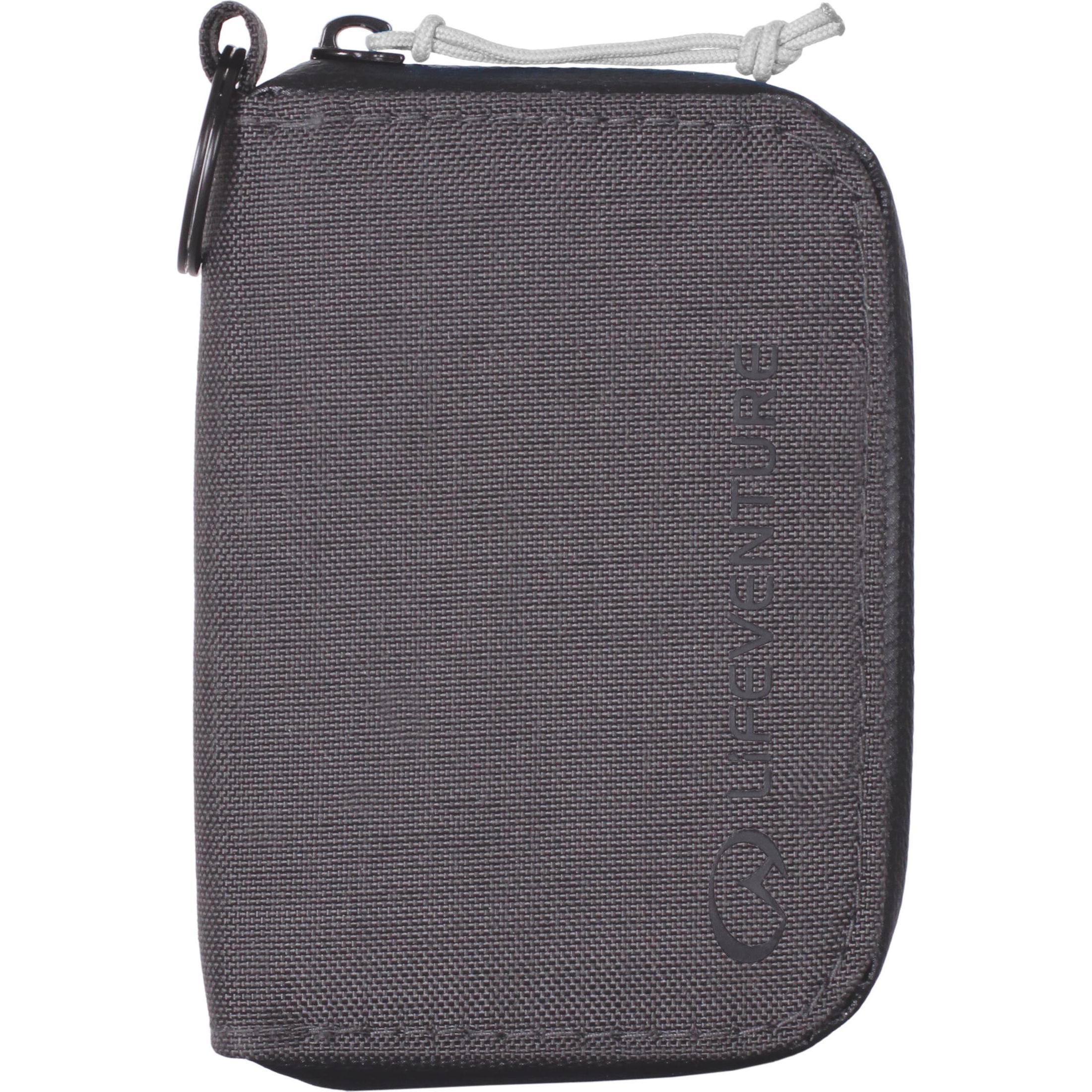 Lifeventure, Portemonnaie, RFiD Coin Wallet, Recycled, Grey, Grau