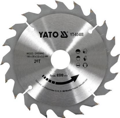 Immagine prodotto Yato LAMA TCT PER LEGNO 350X84TX30 MM