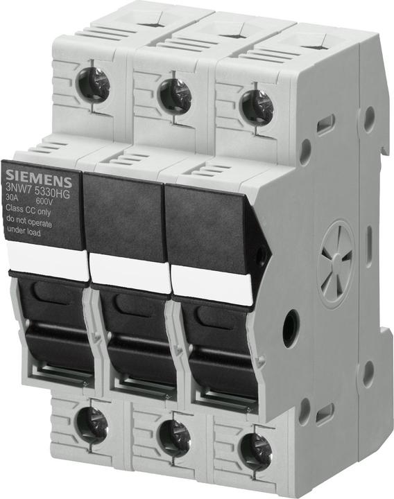 Produktbild Siemens SIEM 3NW7533-0HG Sicherungshalter CL.CC 30A 3p 10x38 (30 A)