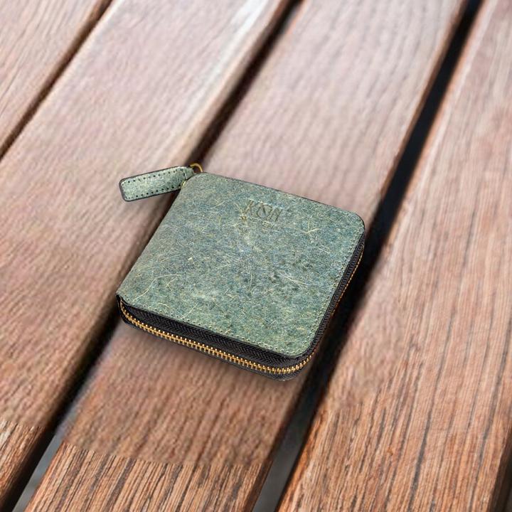 Immagine prodotto Ikon Sweden Portafoglio con zip in pelle di cocco Kochi standard