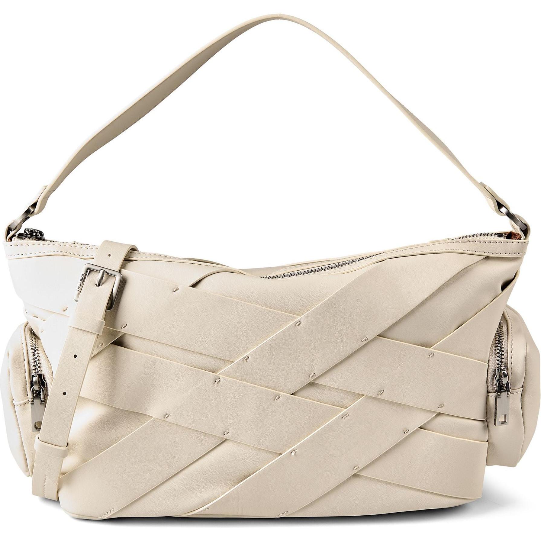 Desigual Donna Beige Donne, Borsetta, Cromo Habana Hand Bag,