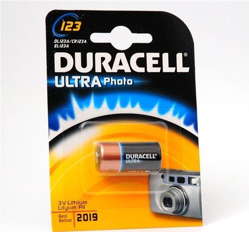 Productafbeelding Duracell Ultra foto (1 Pcs., CR123A, 1400 mAh)