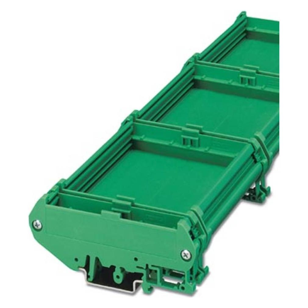 Phoenix Contact Hutschienen-Gehäuse Seitenteil Kunststoff UM108-SEFE/L BK 10 St. (Gehäuse), Elektronikzubehör + Gehäuse, Schwarz