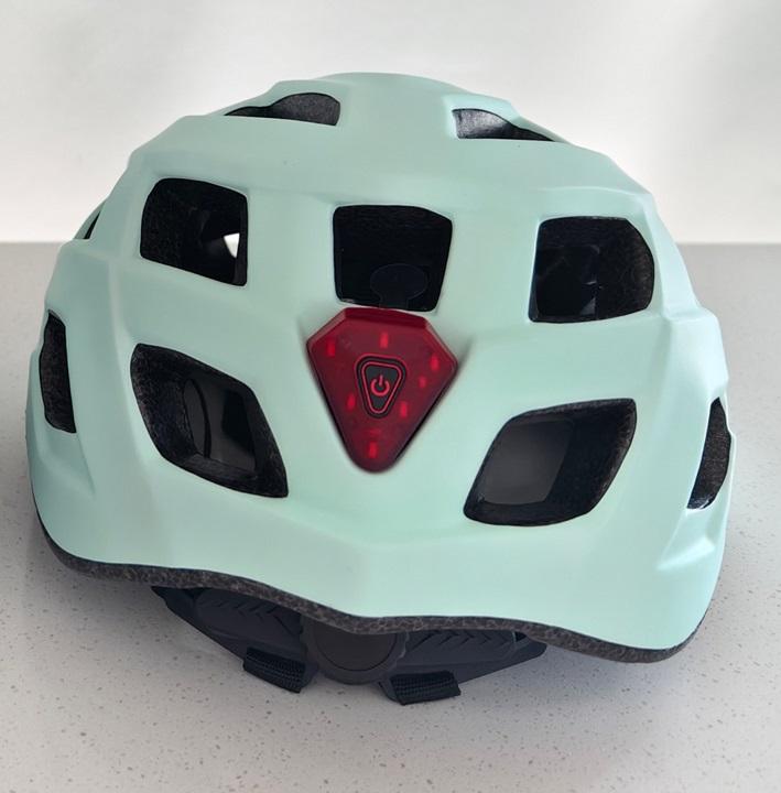 Image du produit Benson Casque de vélo adultes avec éclairage vert menthe L (62 cm)