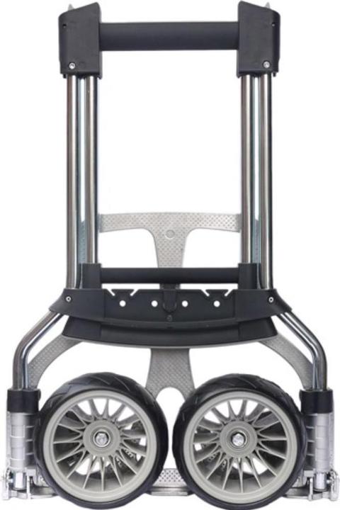 Image du produit HP Autozubehör Chariot pliant Acier tubulaire, chromé Aluminium Hauteur 1120 mm Longueur du godet 420 mm Godet... (100 kg)