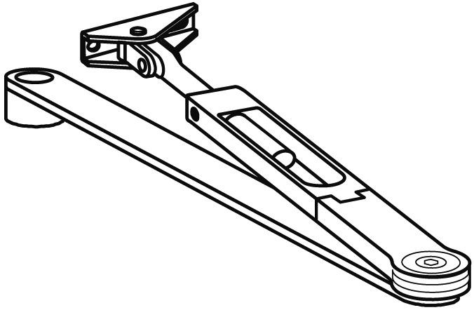 Produktbild Dormakaba Rastfeststell-Gestänge (Balkontür, Eingangstür, Holztür, Zimmertür, Indoor)