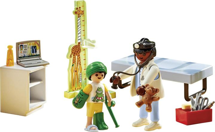 Produktbild Playmobil Kinderarzt mit Teddybär (71619, Playmobil Action Heroes)