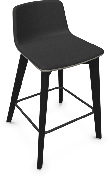 cappuccino, Ash stained black, Black