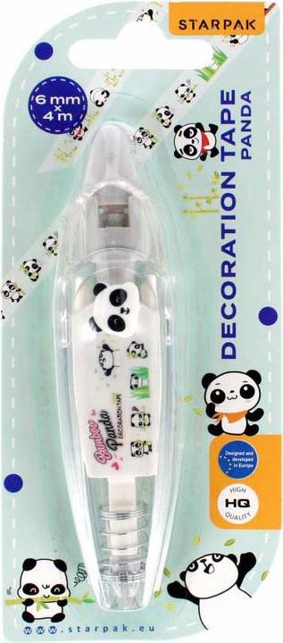 Starpak Decoratief lint panda, 6mmx4m