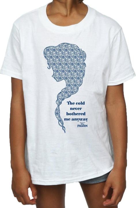 Actual product image Disney Girls Frozen Cold Cotton T-Shirt (140, 146)