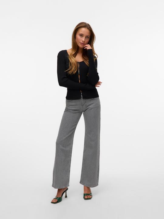 Actual product image Vero Moda VMALEXIS Niedrige Taille Jeans Weit geschnitten (W27/L32)