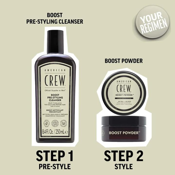 Produktbild American Crew Boost Pre-Styling Cleanser, 250ml (250 ml, Flüssiges Shampoo)