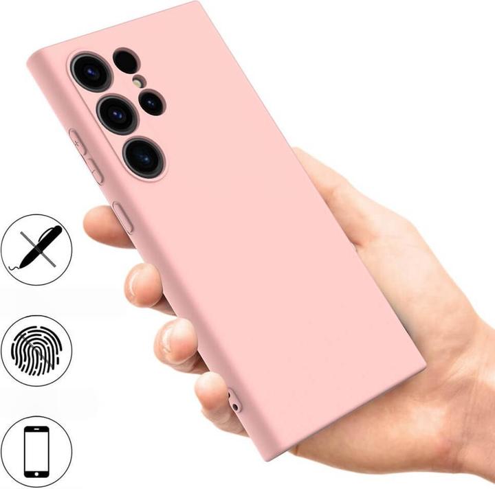Produktbild Cover-Discount Silikon Gummi Hülle rosa (Samsung Galaxy S24 Ultra)