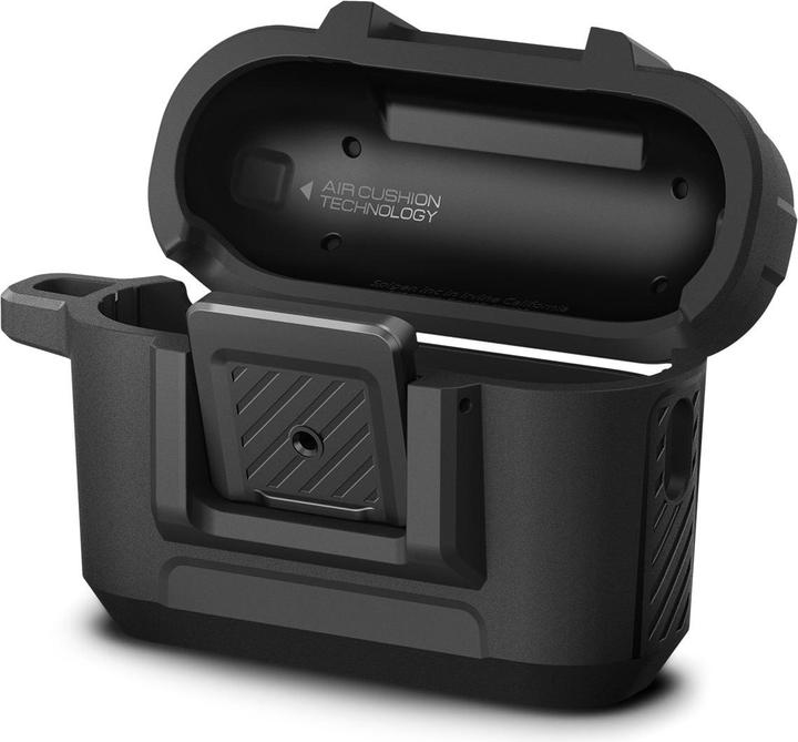 Image du produit Spigen Lock Fit Airpods Pro 1/2 Matte Black (Sac pour écouteurs)