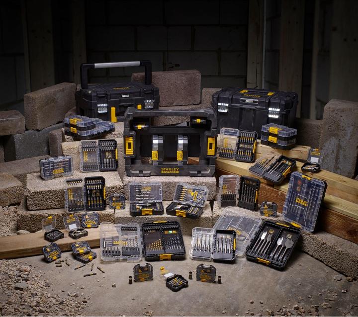 Actual product image Stanley 32-piece torsion bit set 25 / 50 mm (25.4 / 4 mm (1 / 4 inch))