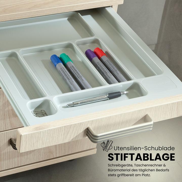 Produktbild Bümö office Rollcontainer - 3 Materialschubladen (43 x 58 x 59 cm)