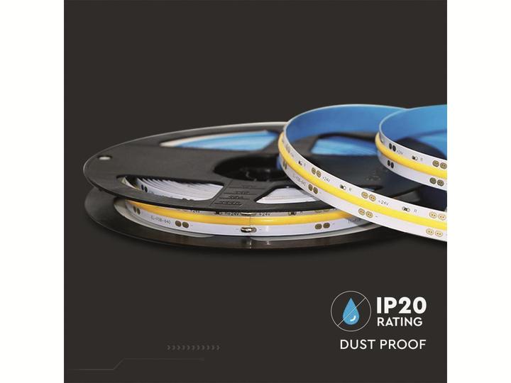 Produktbild V-TAC LED-Strip VT-COB 521, 5m IP20, 24 V, 90RA, 4000K (Neutralweiss, 500 cm, Indoor)