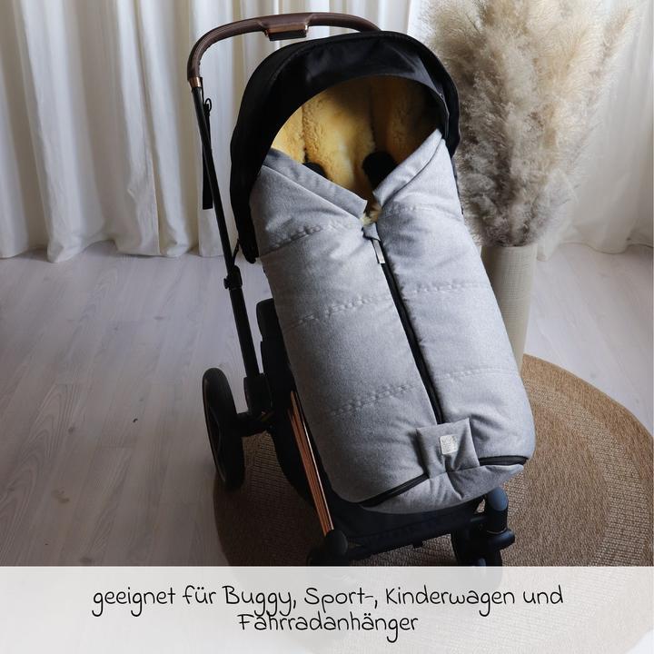 Image du produit Kaiser Baby Kaiser Lammfell Fusssack Iglu 2.0, light grey melange