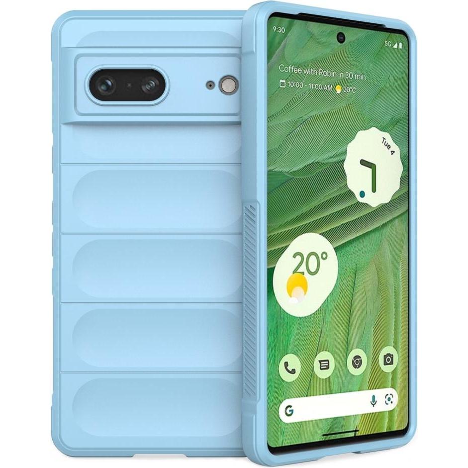 Screenguard CloudCase Google Pixel 7 TPU Hülle (Google Pixel 7), Smartphone Hülle, Blau