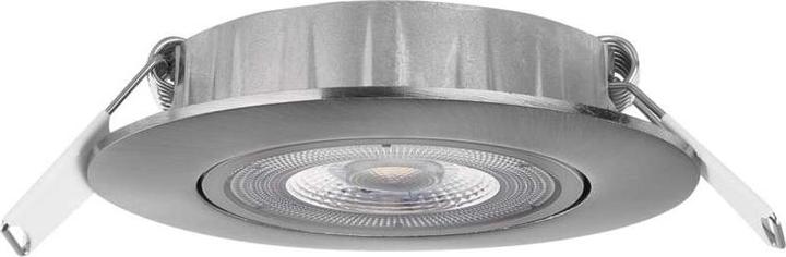 Immagine prodotto Emos Spot LED a soffitto Esclusivo argento, rotondo, 5W bianco caldo (450 lm)