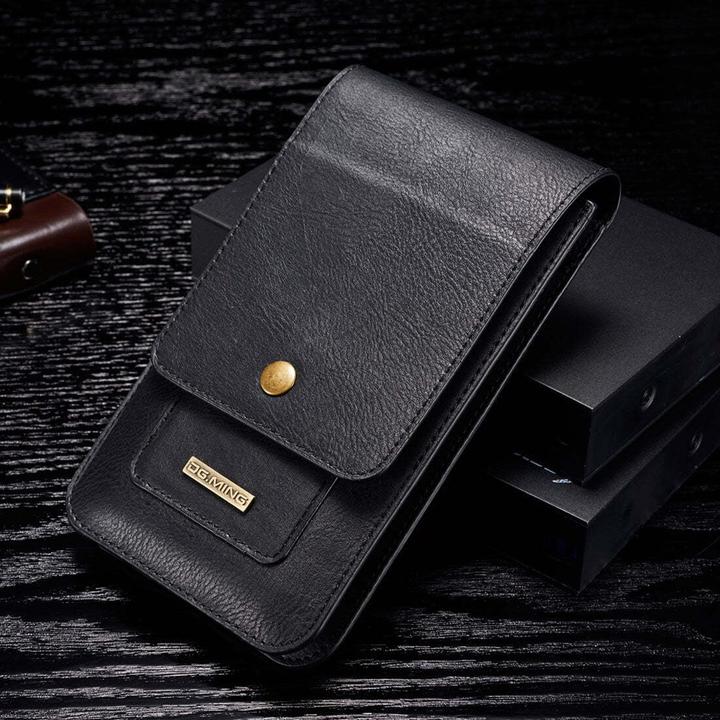 Produktbild Calitron Gürteltasche Lederetui Schwarz mit Gürtel Clip 6,5 inch (Apple iPhone X)