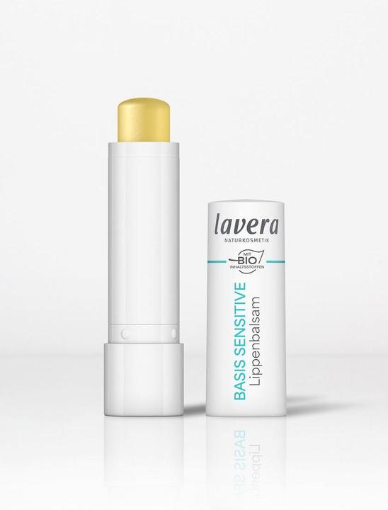 Actual product image Lavera Lippenbalsam Basis sensitiv 4.5g (Lip balm, Lip Care Stick, 4.50 ml)