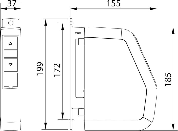 Produktbild Rademacher Homepilot Gurtwickler RolloTron pure smart - Aufputz