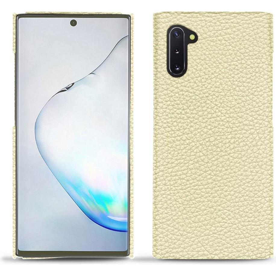 Noreve Lederschutzhülle (Samsung Galaxy Note 10), Smartphone Hülle, Weiss
