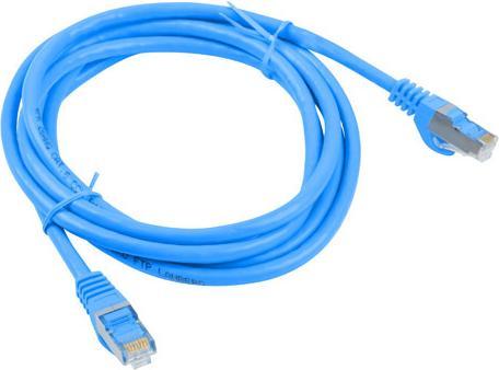 Produktbild Lanberg Patchcord Kat.6 Ftp 1m Niebieski Fluke Passed (F/UTP, CAT6, 1 m)