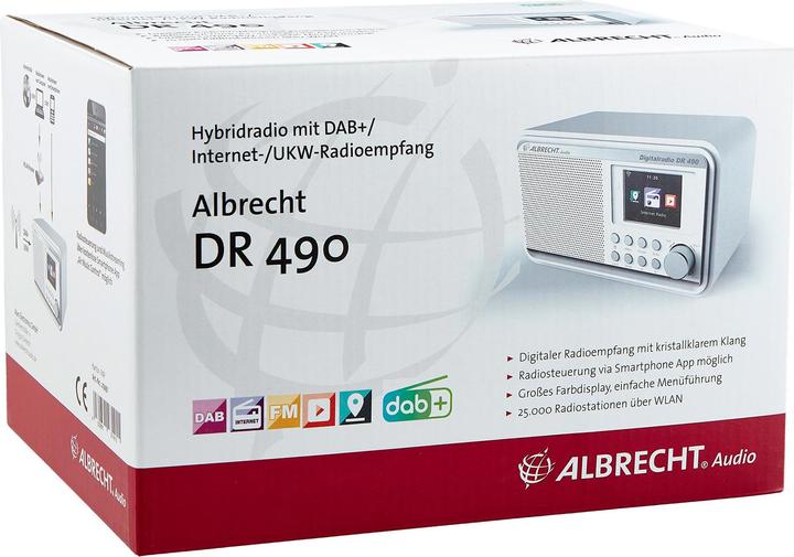 Actual product image Albrecht DR 490 (Web radio, DAB+, Wi-Fi)