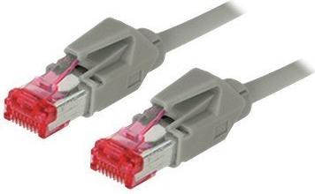 Actual product image Tecline Daetwyler patch cable S/FTP, Cat 6, grey, 10.0 m Highly flexible, with TM21 Hirose plugs (previous (SFTP, CAT6, 10 m)