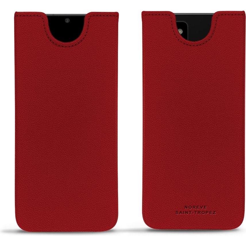 Noreve Lederschutzhülle (Samsung Galaxy Note 20 Ultra), Smartphone Hülle, Rot