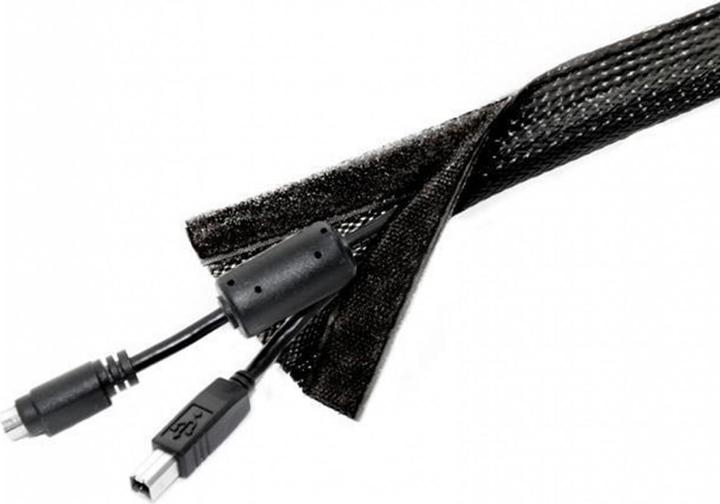 Actual product image Multibrackets M Universal Cable Sock Velcro Black (Cable conduit, 200 cm)