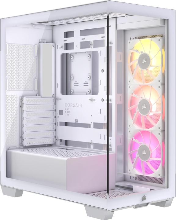 Actual product image Corsair Case iCUE 3500X RGB Midi TG white BTF+ZERO (E-ATX)