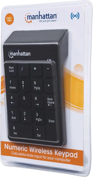 Produktbild Manhattan Numeric Wireless Keypad (Nummernblock, Kabellos)