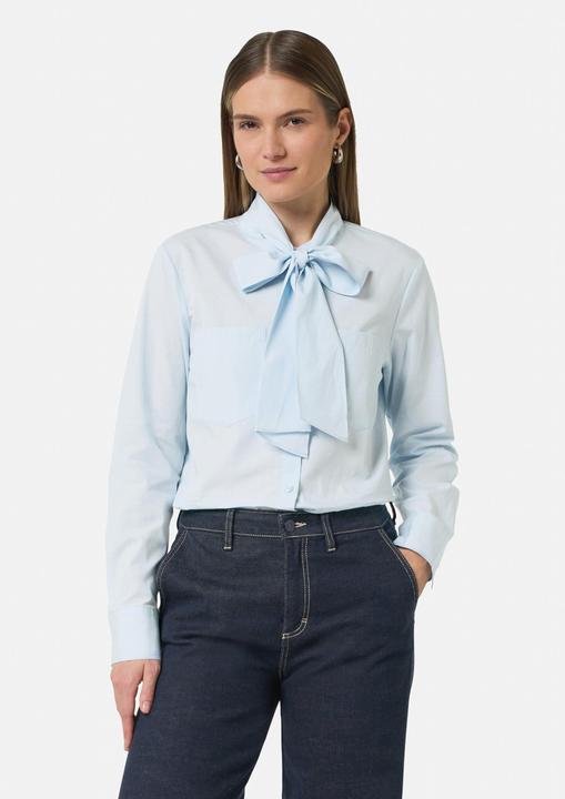 Immagine prodotto Comma Bluse Baumwollbluse mit abnehmbarer Schluppe (32)