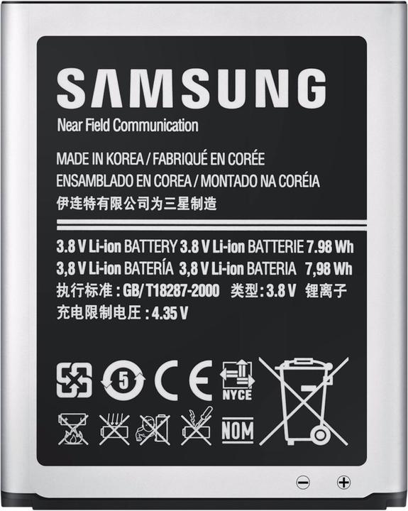 Samsung Eb-L1g6llucstd (Accumulatore di carica elettrica, Galassia S3 LTE i9305, Galaxy S3 Neo, Galaxy S3 i9300, Galaxy S3)