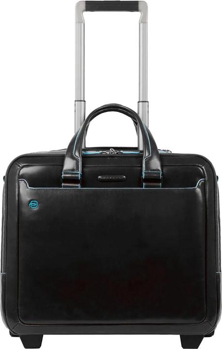 Actual product image Piquadro Blue Square Wheeled Computer 15.6 Briefcase Black
